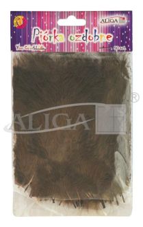 Feathers Brown (P-152) 10-12cm pack.50pcs.