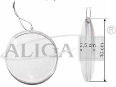 Medalion akrylowy płaski AMP-10 op.5szt.