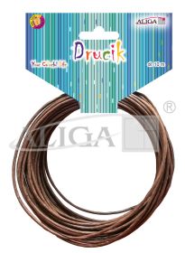 Drucik aluminiowy DA-6723 ECO z brązowym pokryciem dł.20m PROM