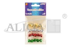 Dzwoneczki ozdobne DZW-4688 rozm. 1,2cm, op. 20g (4 kol. x 5g)