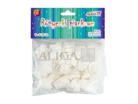 Różyczki piankowe PKW-9556 białe, op. 22szt.