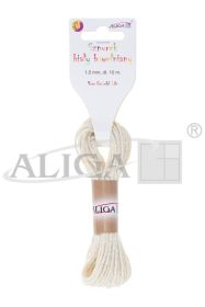 Sznurek bawełniany SB-2288 biały, 1,5mm x 10m