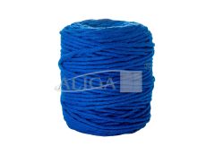 Sznurek bawełniany do makramy SBK-11 niebieski 5mm x 100m (splot 21 nitek)