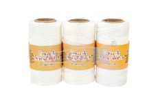 Sznurek lniany SZD-2296 dratwa 1mm x 100m, zgrzewka zawiera 3szt.