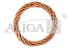 Ring wiklinowy WBR-2134 ciemny, rozm. 30cm