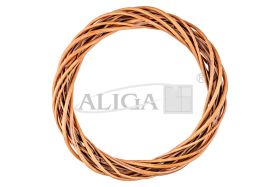 Ring wiklinowy WNR-2134 ciemny, rozm. 30cm