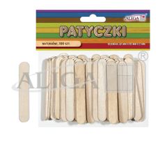 Patyczki PK-0067 bezbarwne op.100szt. 65x10x2mm