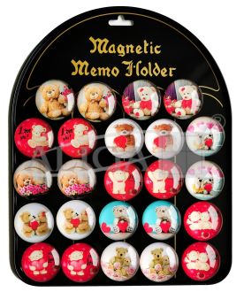 Magnesy misie MG-7639 24szt.