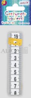 Centymetr krawiecki CK-2912 dwustronny z met. końcówkami, dł. 150cm, szer. 2cm