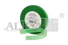 Wstążka metalizowana DWB12-142 zielona, rozm. 12mm/22m, 1op.