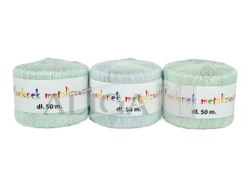 Kordonek KOB-03 metalizowany perłowy 2mm x 50m, op.3szt.