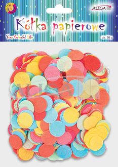 Kółka papierowe KP-4021 rozm. 2cm, op. 38g