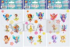 Naklejki NK-5968 wróżki, rozm. 12x20cm