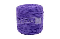 Sznurek bawełniany do makramy SBK-25 fioletowy 5mm x 100m (splot 21 nitek)