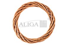 Ring wiklinowy WNR-2134 ciemny, rozm. 30cm