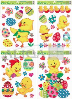 Wielkanoc witraż WW-1 / STEG-5008 20x30cm.