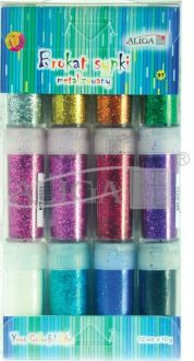 Brokat MT-0221(97)metal. bio 10g.12 kol.