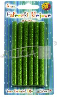 Klej do pist.JB07-ZI zielony 6szt.7mm PROM