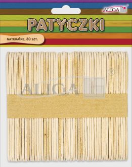 Patyczki PK-3366 bezbarwne 170x 9,4-11x 2mm op.60szt. 