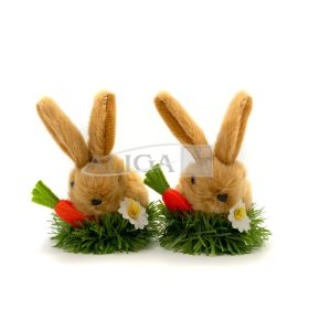 Króliczki dekoracyjne WPK-8505 - 8 cm. 1 box zawiera 2 szt. 
