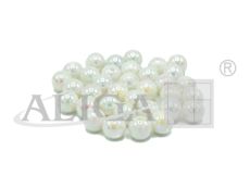 Koraliki plastikowe PJ-0836 opalizujące,perłowe 10mm op.80szt.