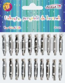 Przypinki do broszek BUP-3551 rozm. 3,2cm, op. 20szt.