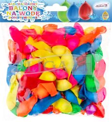 Balony wodne BW-5211 samozaciskowe, op. 100szt.   2 końcówki