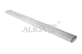 KDM-402 srebrna metalizowana bibuła dekoracyjna, karbowana PROM