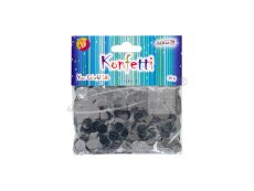 Konfetti KN-3454 srebrne, rozm. 10mm, op.30g PROM