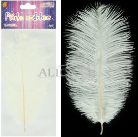 Piórko PD-3387 białe 15-20 cm.op. zawiera 1 szt.PROM