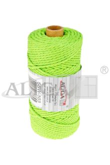 Sznurek bawełniany SBW-103 jasnozielony 3mm x 100m (splot 21 nitek)