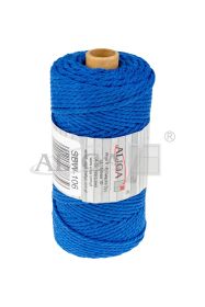 Sznurek bawełniany SBW-106 c.niebieski 3mm x 100m (splot 21 nitek)