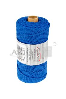 Sznurek bawełniany SBW-106 c.niebieski 3mm x 100m (splot 21 nitek)