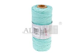 Sznurek bawełniany SBW-114 miętowy 3mm 100m (splot 21 nitek)