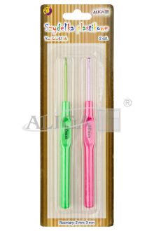 Zestaw szydełek metalowych SZYD-8267 blist. 2szt., rozm. 2mm i 3mm