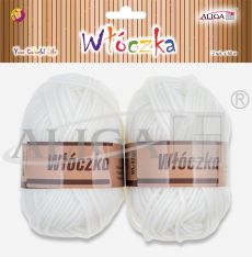 Włóczka WL-3308 biała, dł. 50m, op. 2szt.