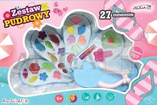 Zestaw pudrowy ZP-2579 21 cieni,1 szminka,4 pędzelki,1 lakier do paznokci PROM